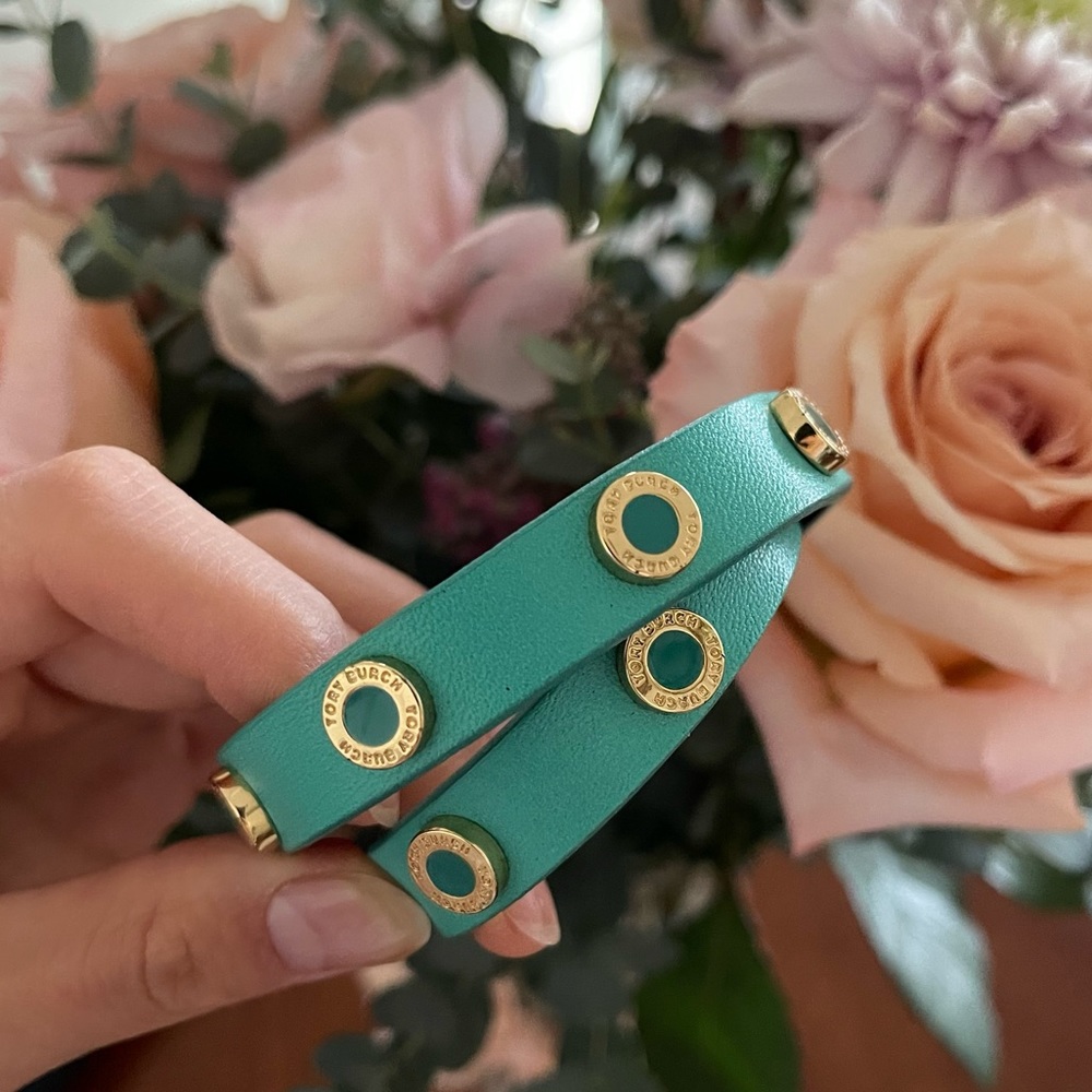 Tory Burch Leather Wrap Bracelet